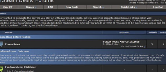 Форум Steam взломан