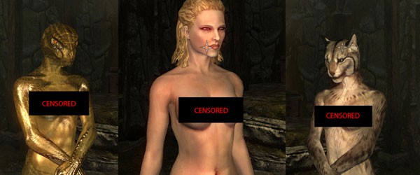 Модификации The Elder Scrolls V: Skyrim – голые девушки