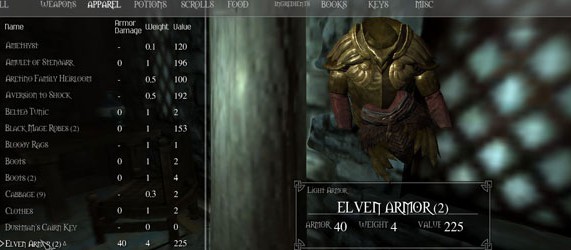 Модификации The Elder Scrolls V: Skyrim – улучшенный интерфейс