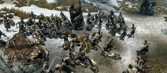 Массовые битвы в The Elder Scrolls V: Skyrim
