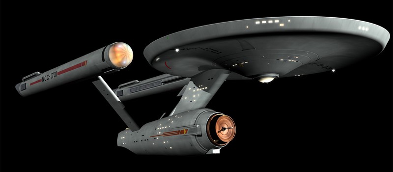 Ремонт оригинального корабля Enterprise из Star Trek