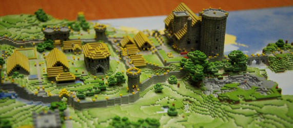 Фанат воссоздал деревню из Minecraft в реальности