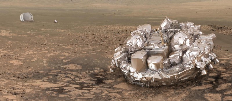 Российско-европейский аппарат Скиапарелли разбился на Марсе из-за критической ошибки