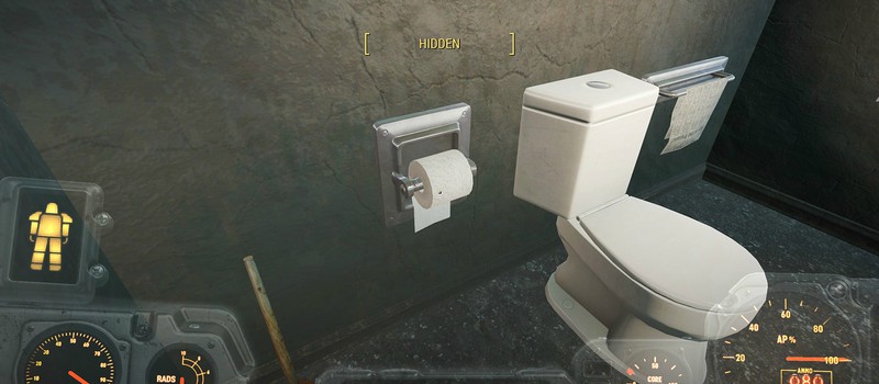 Мод Fallout 4 исправляет плебейскую туалетную бумагу