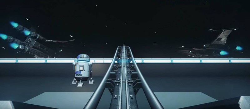 Шикарный аттракцион Star Wars создали в Planet Coaster