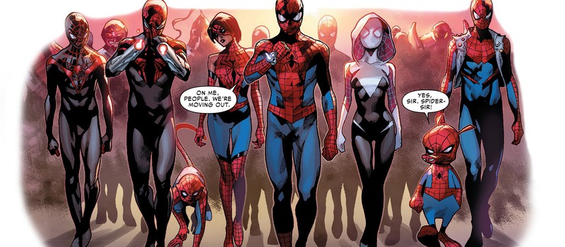 Найди 10 отличий: Человек-паук и его вселенные