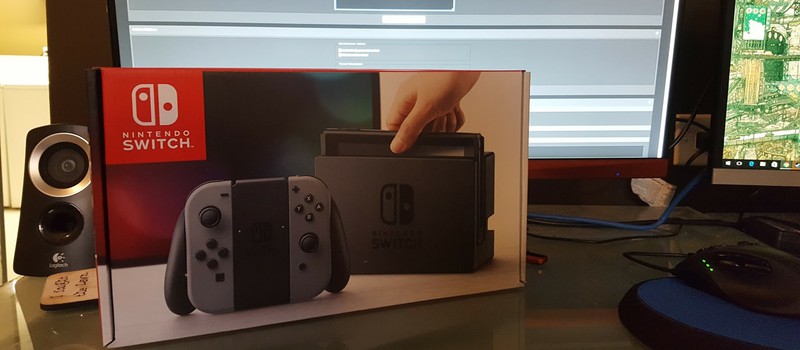 Распаковка консоли Nintendo Switch