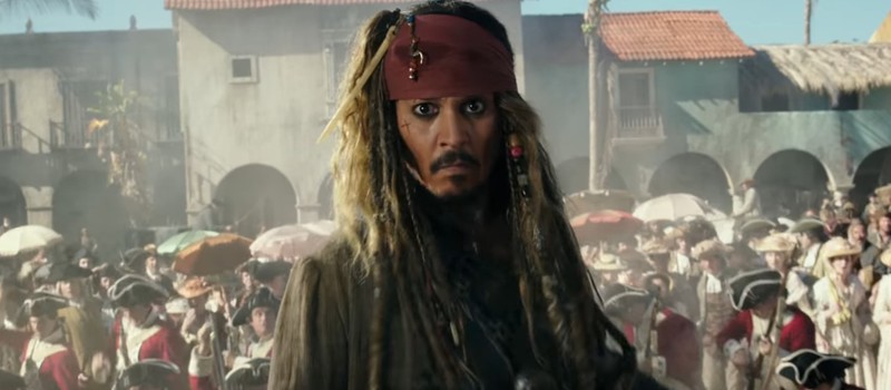 Молодой Джек Воробей в трейлере фильма "Пираты Карибского Моря: Мертвецы не рассказывают сказки"