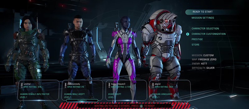Гайд Mass Effect Andromeda — введение в мультиплеер