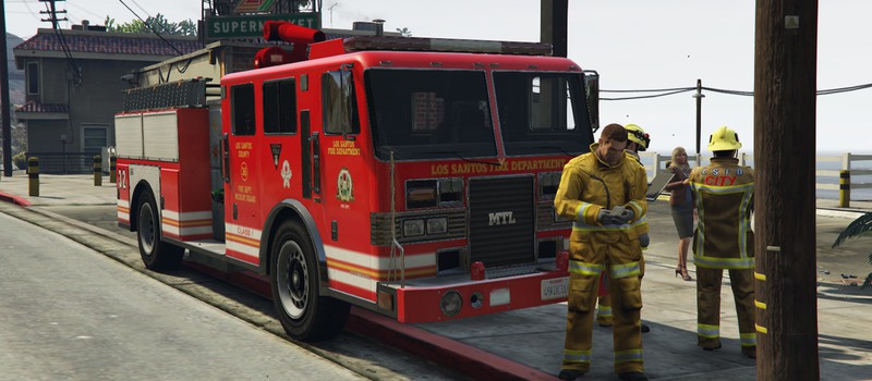 Наблюдение за пожарными в GTA 5 – это чистое комедийное золото