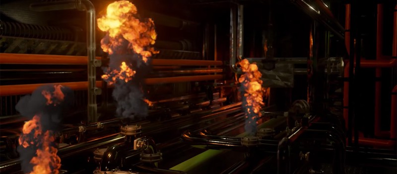 Новая техно-демка Nvidia: дым и огонь