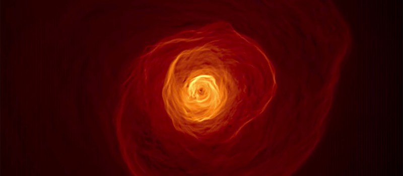 Астрономы обнаружили газовую волну размером с галактику