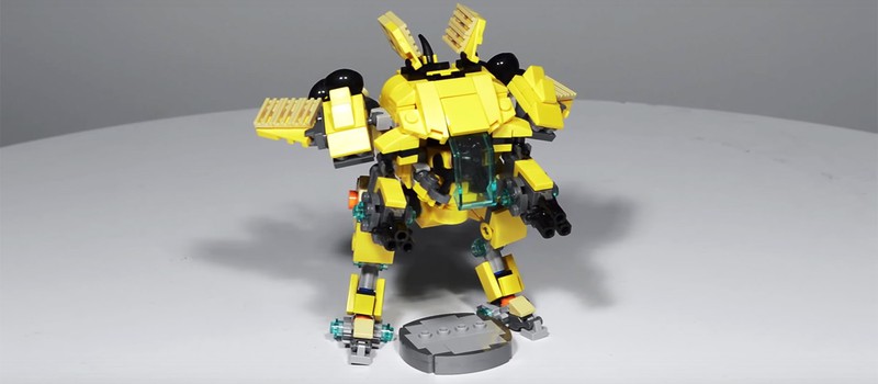 Из Lego можно собрать собственную мини-версию меха D.Va из Overwatch