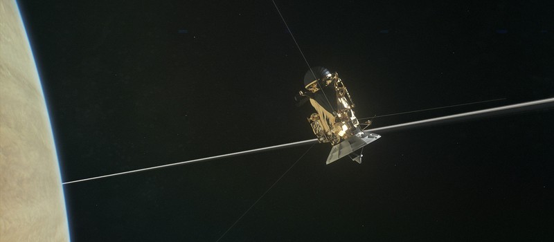 Что увидел "Кассини" во время первого сближения с Сатурном