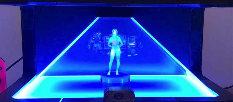 Фанат Halo создал реальную голографическую Кортану из цифрового ассистента Microsoft