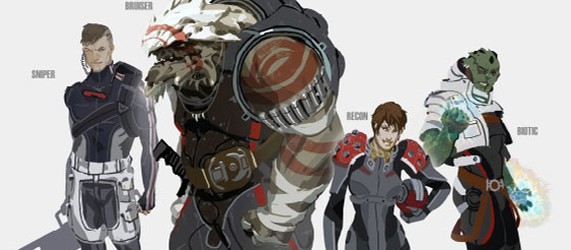 Геймплей прототипа Mass Effect: Team Assault