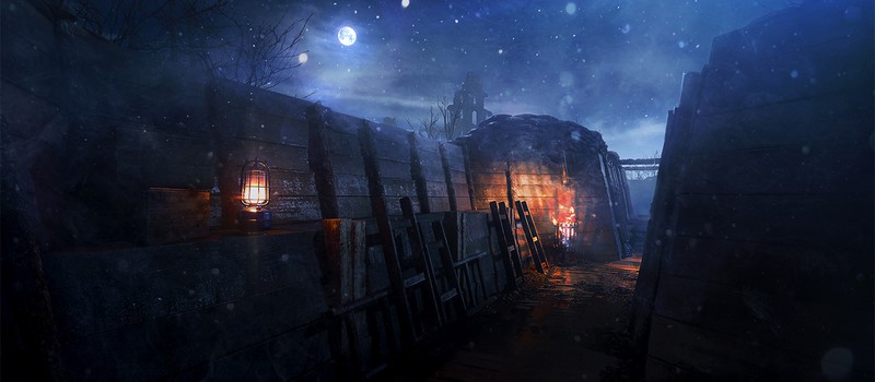 Полчаса геймплея на ночной карте Battlefield 1 — Ночи Нивеля