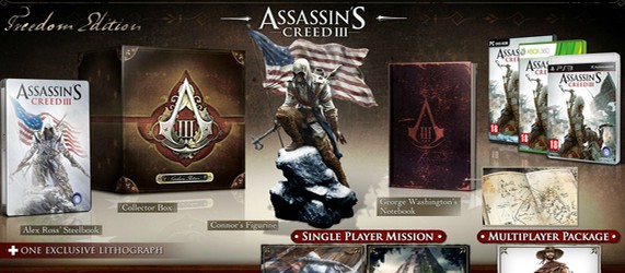 Коллекционнка Assassin's Creed III: Freedom Edition