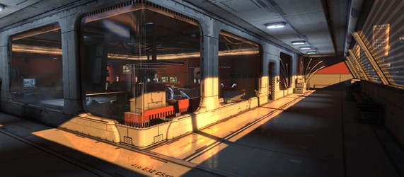 Технологическая демка Unreal Engine 3 с единственной текстурой