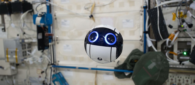 Милота в космосе — японский сферический робот на МКС