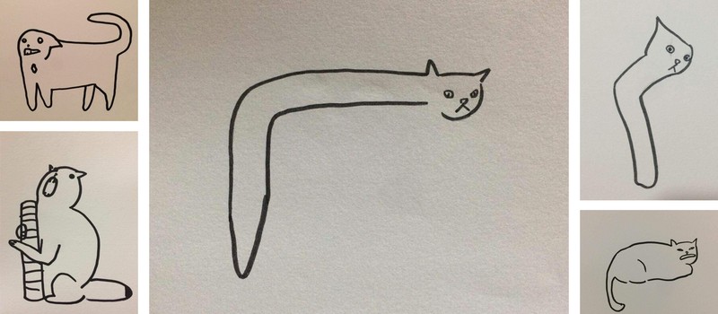 Чтобы рисовать кошек, не нужно уметь рисовать — доказательство