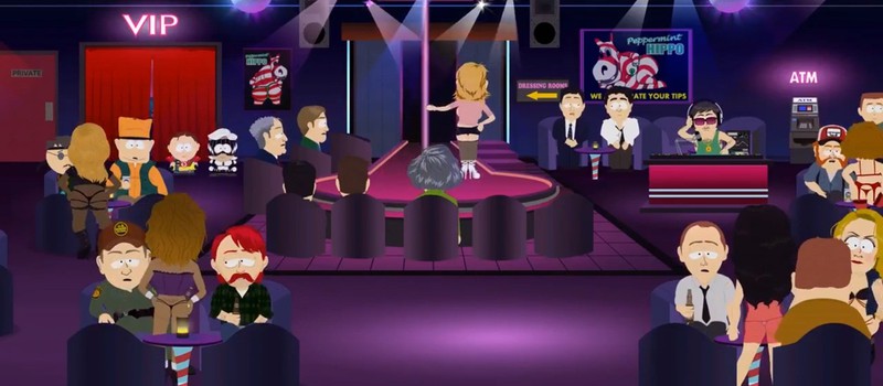 Герои и ночной клуб в геймплейном ролике South Park: The Fractured But Whole