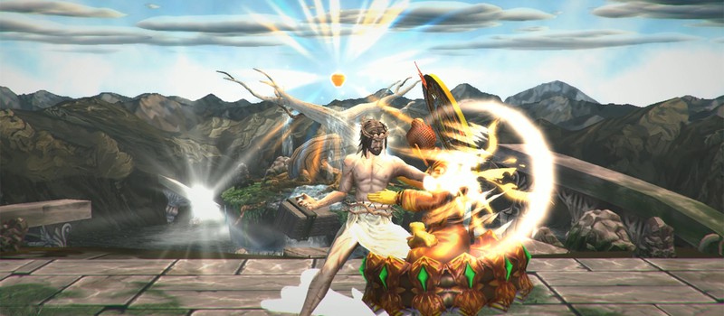 Иисус дерется с Буддой в ужасном файтинге Fight of Gods