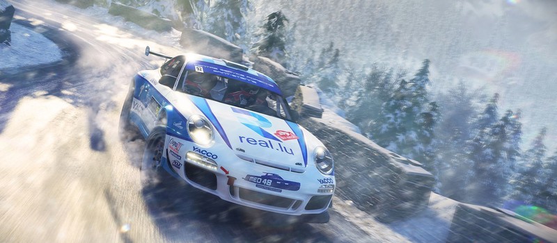 Заезд по зимнему треку в геймплейном ролике WRC 7