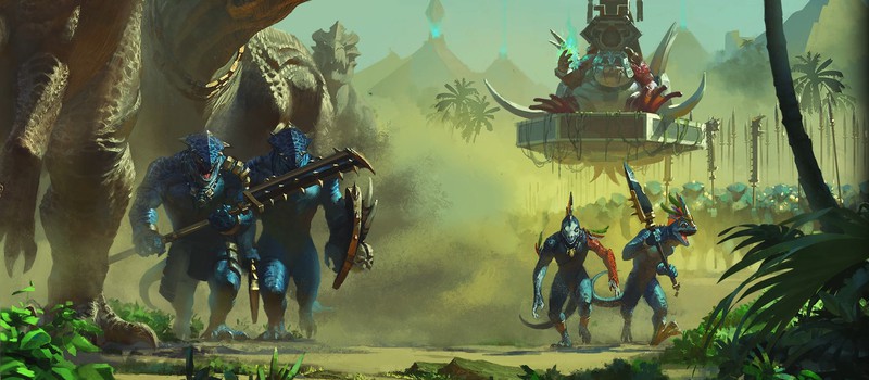 Кампания ящеролюдов в новом геймплее Total War: Warhammer 2