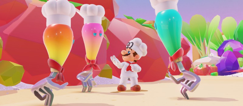 Новый геймплей Super Mario Odyssey