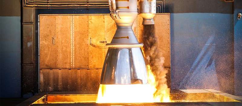 Двигатель SpaceX взорвался во время теста
