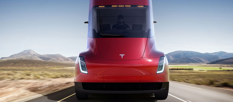 Tesla показала полностью электрический грузовик — Tesla Semi-Truck