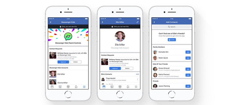 Facebook запустила мессенджер для детей