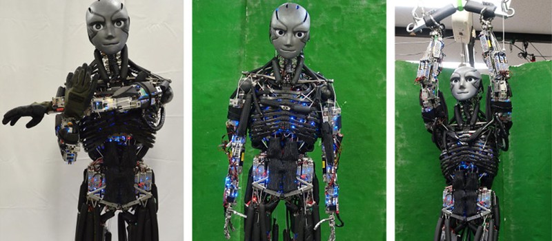 Японские ученые создали потеющего человекоподобного робота
