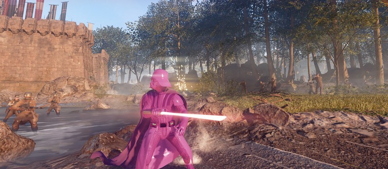 Мод Star Wars Battlefront 2 позволяет сыграть за розового Дарта Вейдера
