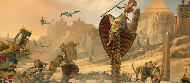 Почти час геймплея дополнения Rise of the Tomb Kings для Total War: Warhammer 2