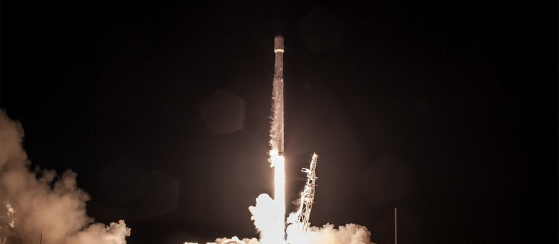 Недавно запущенная ракета SpaceX пережила тест посадки на воду