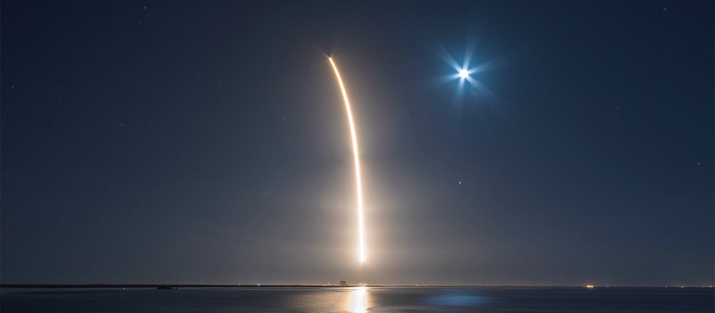 Прямой эфир с нового запуска Falcon 9 от SpaceX