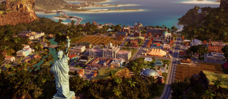 Строительство бананового рая в новом геймплее Tropico 6