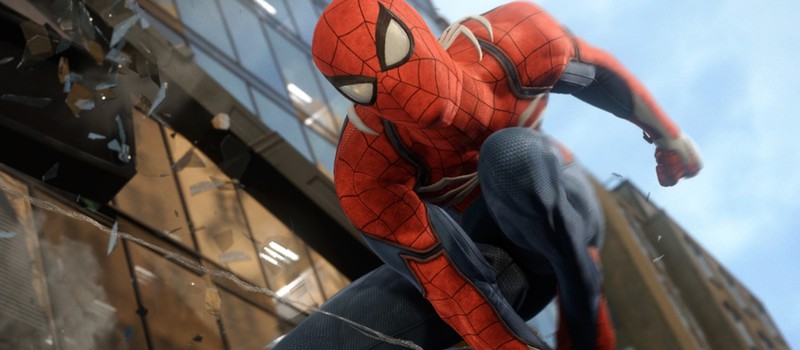 Перемещение по городу в новом геймплее Spider-Man