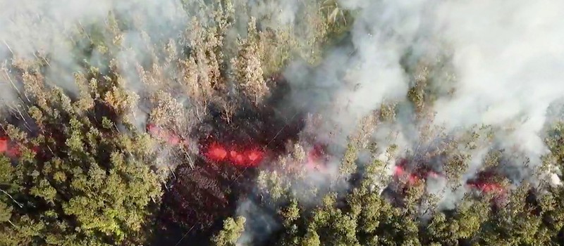 На Гавайях эвакуировали 1700 человек из-за извержения вулкана