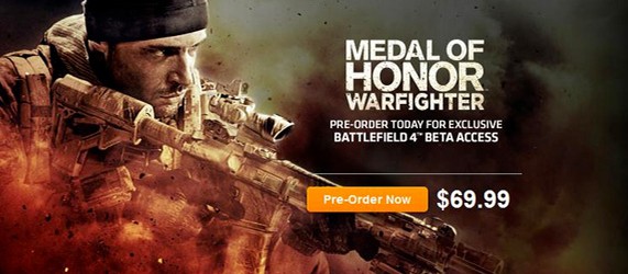 Слух: попадите на бету Battlefield 4 сделав предзаказ Medal of Honor: Warfighter