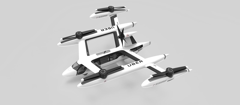 Прототип летающего такси Uber