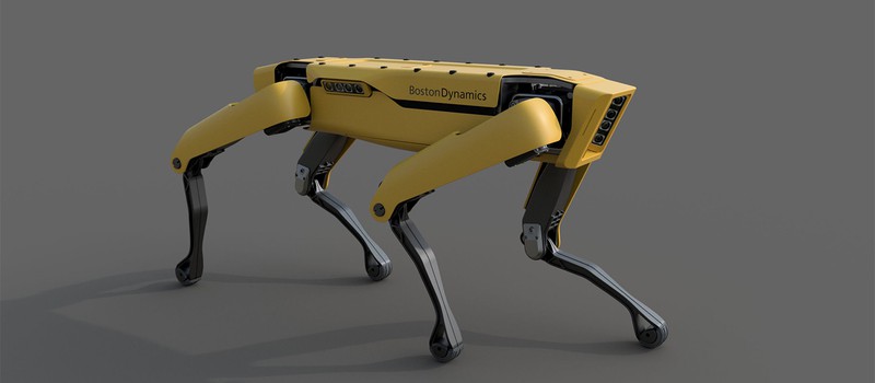 Четвероногий робот Boston Dynamics научился бродить по офису