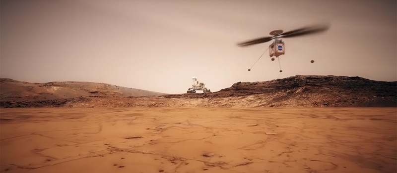 В 2020 году NASA отправит вертолет на Марс