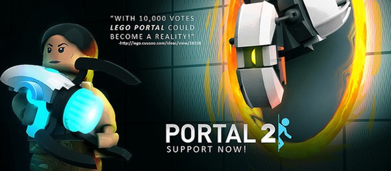 Наборы LEGO Portal 2 в рассмотрении