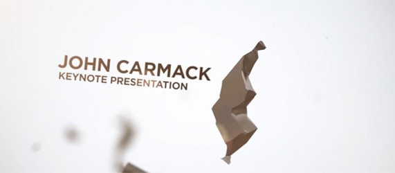 Видео: Выступление Джона Кармака на QuakeCon 2012