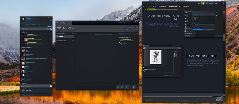 Steam получил новый чат — как у Discord