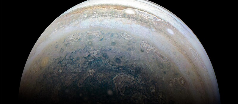 Южный Юпитер — новое фото с аппарата Juno