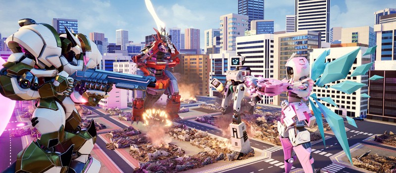 Потасовка огромных роботов в новом файтинге Override: Mech City Brawl